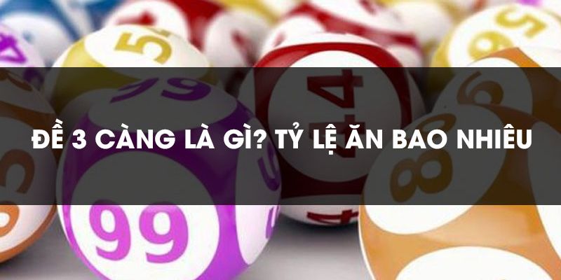 Giới thiệu sơ lược về đánh lô 3 càng